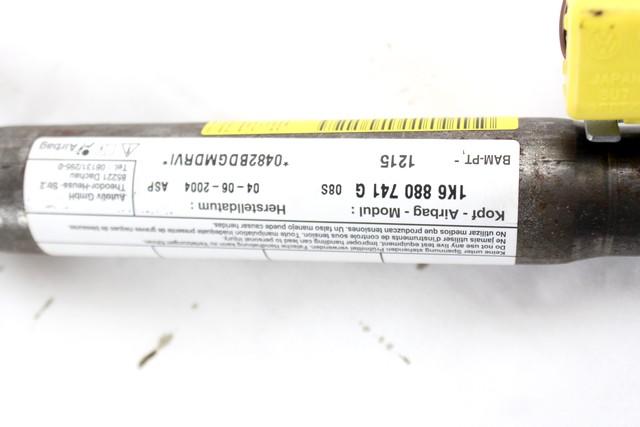 ZRACNA BLAZINA GLAVA LEVA OEM N. 1K6880741G ORIGINAL REZERVNI DEL VOLKSWAGEN GOLF V 1K1 1K5 MK5 BER/SW (02/2004-11/2008) DIESEL LETNIK 2004