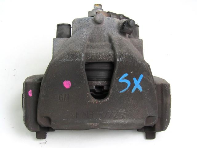 SPREDNJE LEVE ZAVORNE CELJUSTI  OEM N. 93176426 ORIGINAL REZERVNI DEL OPEL ASTRA H A04 L48 L08 L35 L67 R 5P/3P/SW (2007 - 2010) DIESEL LETNIK 2008