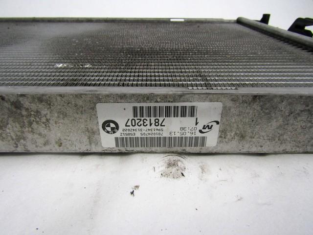 RADIATOR VODE OEM N. 7813207 ORIGINAL REZERVNI DEL BMW X1 E84 (2009 - 2015)DIESEL LETNIK 2013