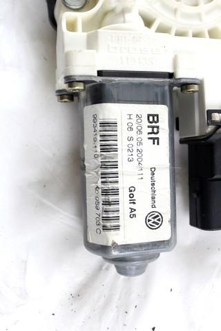 MEHANIZEM DVIGA ZADNJIH STEKEL  OEM N. 17484 SISTEMA ALZACRISTALLO PORTA POSTERIORE ELETT ORIGINAL REZERVNI DEL VOLKSWAGEN GOLF V 1K1 1K5 MK5 BER/SW (02/2004-11/2008) DIESEL LETNIK 2004