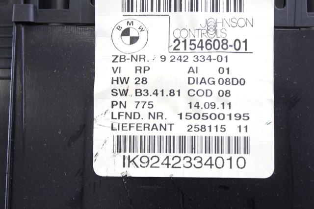 KILOMETER STEVEC OEM N. 9242334 ORIGINAL REZERVNI DEL BMW SERIE 1 BER/COUPE/CABRIO E81/E82/E87/E88 LCI R (2007 - 2013) DIESEL LETNIK 2012