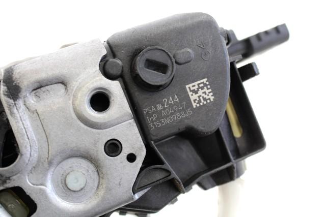 CENTRALNO ZAKLEPANJE PREDNIH LEVIH VRAT OEM N. 9800624480 ORIGINAL REZERVNI DEL CITROEN C3 MK2 SC (2009 - 2016) BENZINA LETNIK 2013