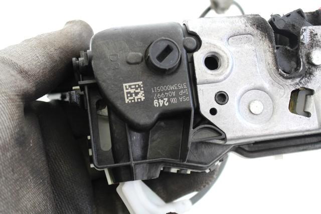 CENTRALNO ZAKLEPANJE ZADNJIH DESNIH VRAT OEM N. 9800624980 ORIGINAL REZERVNI DEL CITROEN C3 MK2 SC (2009 - 2016) BENZINA LETNIK 2013