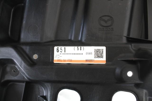 MEHANIZEM DVIGA SPREDNJIH STEKEL  OEM N. 23398 SISTEMA ALZACRISTALLO PORTA ANTERIORE ELETTR ORIGINAL REZERVNI DEL MAZDA 2 DE DH MK2 (2007 - 2014) BENZINA LETNIK 2009