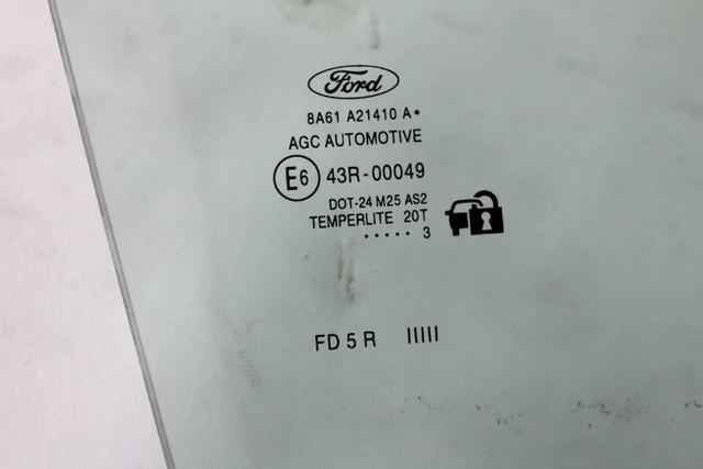 STEKLO SPREDNJIH DESNIH VRAT OEM N. 8A61-A21410-A ORIGINAL REZERVNI DEL FORD FIESTA CB1 CNN MK6 R (2012 - 2017)DIESEL LETNIK 2013