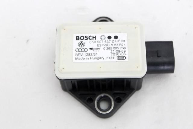 ESP OEM N. 8K0907637C ORIGINAL REZERVNI DEL AUDI A4 B8 8K2 BER/SW/CABRIO (2007 - 11/2015) DIESEL LETNIK 2010