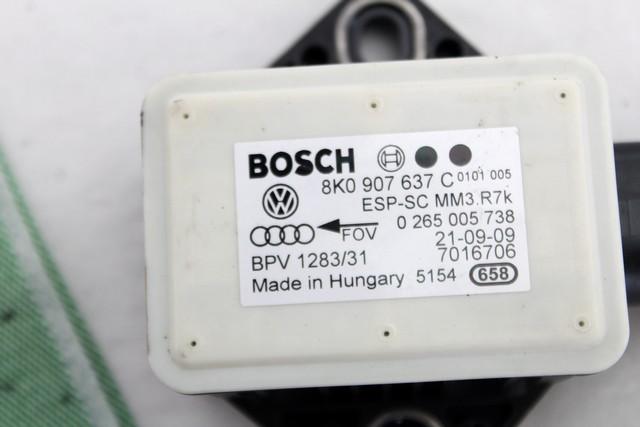 ESP OEM N. 8K0907637C ORIGINAL REZERVNI DEL AUDI A4 B8 8K2 BER/SW/CABRIO (2007 - 11/2015) DIESEL LETNIK 2010