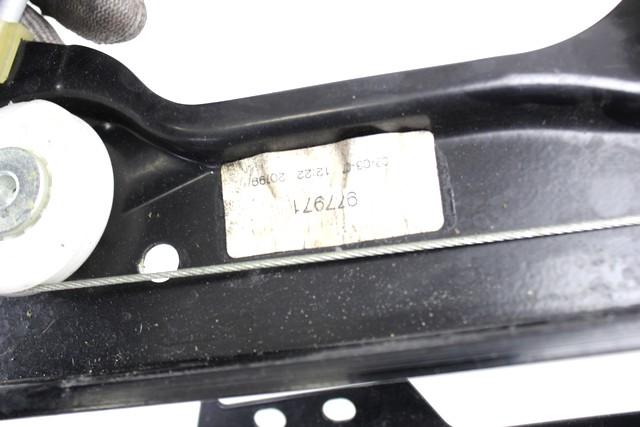 MEHANIZEM DVIGA SPREDNJIH STEKEL  OEM N. 22665 SISTEMA ALZACRISTALLO PORTA ANTERIORE ELETTR ORIGINAL REZERVNI DEL BMW SERIE 5 E60 E61 (2003 - 2010) DIESEL LETNIK 2008