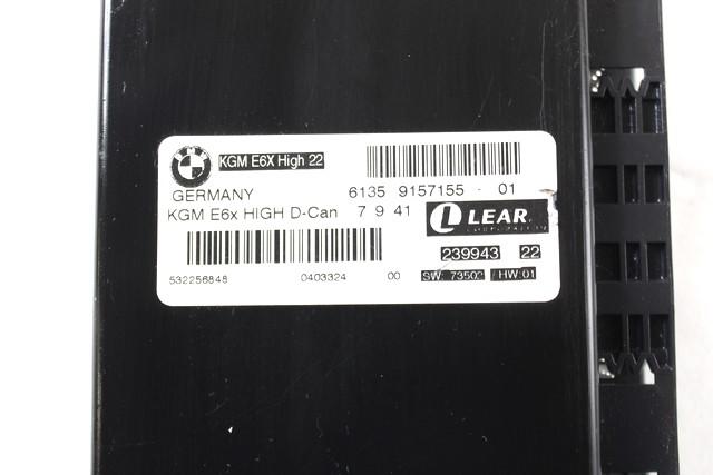 RACUNALNIK VMESNIKA (GATEWAY) OEM N. 61359157155 ORIGINAL REZERVNI DEL BMW SERIE 5 E60 E61 (2003 - 2010) DIESEL LETNIK 2008