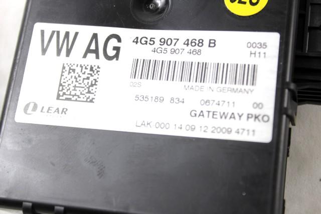 RACUNALNIK VMESNIKA (GATEWAY) OEM N. 4G5907468B ORIGINAL REZERVNI DEL AUDI A6 C7 BER/SW/ALLROAD (2011 - 2018)DIESEL LETNIK 2012