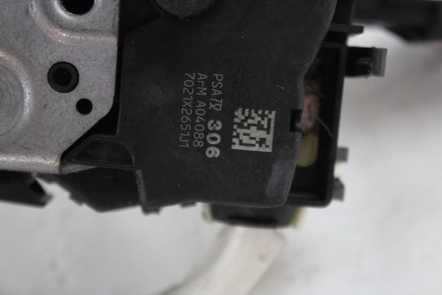 CENTRALNO ZAKLEPANJE PREDNIH LEVIH VRAT OEM N. 9800624480 ORIGINAL REZERVNI DEL CITROEN C3 MK2 SC (2009 - 2016) BENZINA LETNIK 2011