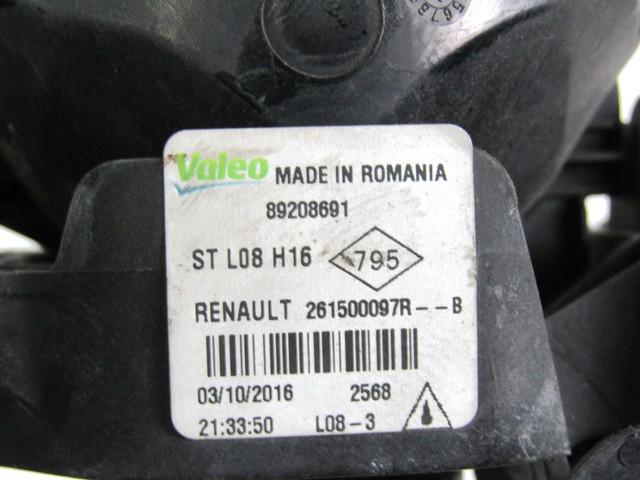 LEVA MEGLENKA OEM N. 261500097R ORIGINAL REZERVNI DEL RENAULT KANGOO KW0/1 MK2 R (2013 - 2021)DIESEL LETNIK 2016