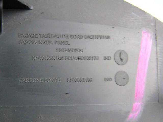 ARMATURNA PLO?CA OEM N. 8200882199 ORIGINAL REZERVNI DEL RENAULT KANGOO KW0/1 MK2 R (2013 - 2021)DIESEL LETNIK 2016