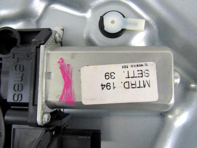 MEHANIZEM DVIGA ZADNJIH STEKEL  OEM N. 18904 SISTEMA ALZACRISTALLO PORTA POSTERIORE ELETT ORIGINAL REZERVNI DEL FIAT CROMA 194 MK2 (2005 - 10/2007)  DIESEL LETNIK 2006