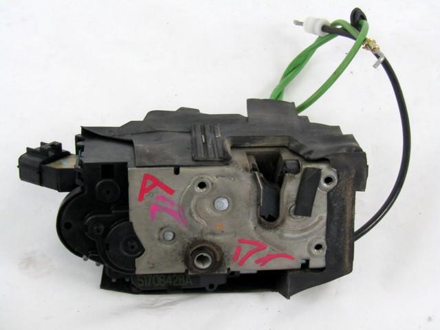 CENTRALNI ZAKLEP SPREDNJIH VRAT  OEM N. 51708428 ORIGINAL REZERVNI DEL FIAT CROMA 194 MK2 (2005 - 10/2007)  DIESEL LETNIK 2006