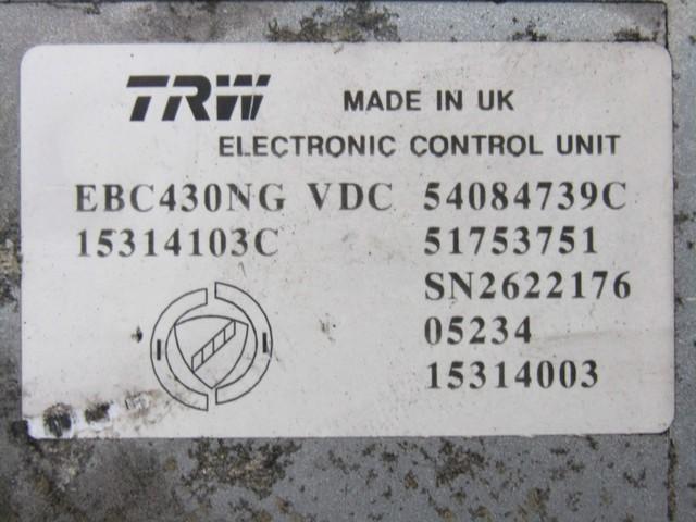 ABS AGREGAT S PUMPO OEM N. 71748402 ORIGINAL REZERVNI DEL FIAT CROMA 194 MK2 (2005 - 10/2007)  DIESEL LETNIK 2006