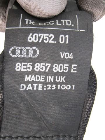 VARNOSTNI PAS OEM N. 8E5857805E ORIGINAL REZERVNI DEL AUDI A4 B6 8E2 8E5 BER/SW (2001 - 2005) DIESEL LETNIK 2001