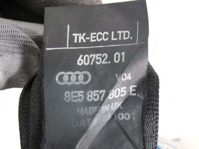 VARNOSTNI PAS OEM N. 8E5857805E ORIGINAL REZERVNI DEL AUDI A4 B6 8E2 8E5 BER/SW (2001 - 2005) DIESEL LETNIK 2001