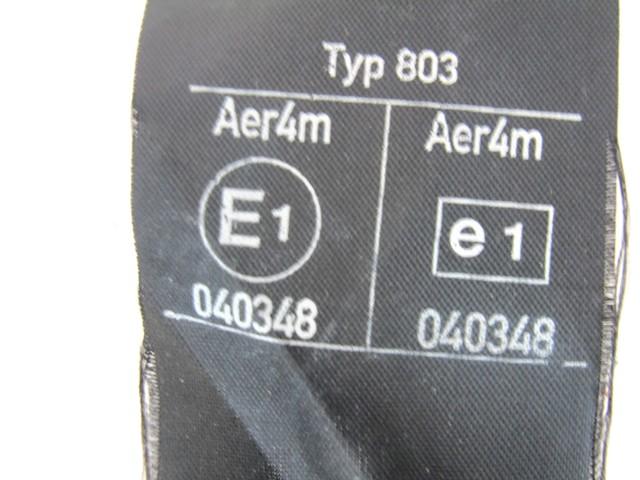 VARNOSTNI PAS OEM N. 8E5857805E ORIGINAL REZERVNI DEL AUDI A4 B6 8E2 8E5 BER/SW (2001 - 2005) DIESEL LETNIK 2001