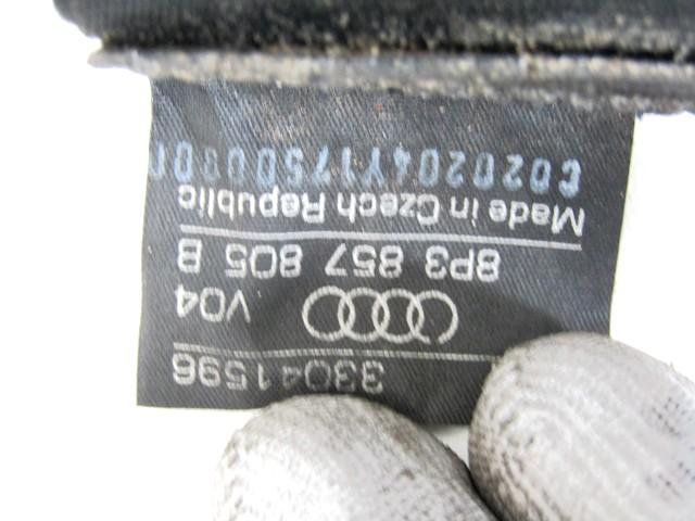 VARNOSTNI PAS OEM N. 8P3857805B ORIGINAL REZERVNI DEL AUDI A3 MK2 8P 8PA 8P1 (2003 - 2008)DIESEL LETNIK 2004