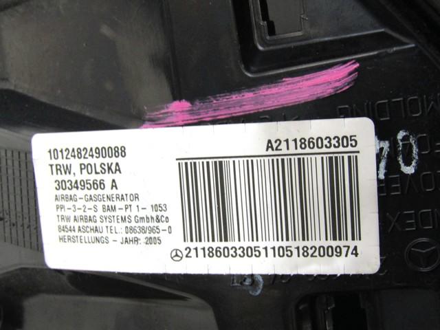 PREDAL ZA DOKUMENTE OEM N. A2118603305 ORIGINAL REZERVNI DEL MERCEDES CLASSE E W211 S211 BER/SW (03/2002 - 05/2006) DIESEL LETNIK 2007