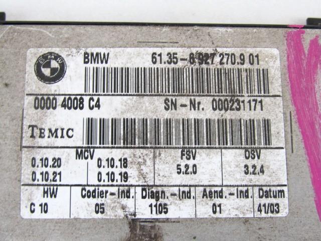 SEDEZNI MODUL OEM N. 61356927270 ORIGINAL REZERVNI DEL BMW SERIE 5 E60 E61 (2003 - 2010) DIESEL LETNIK 2004