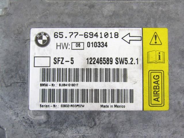 KIT AIRBAG KOMPLET OEM N. 17292 KIT AIRBAG COMPLETO ORIGINAL REZERVNI DEL BMW SERIE 5 E60 E61 (2003 - 2010) DIESEL LETNIK 2004