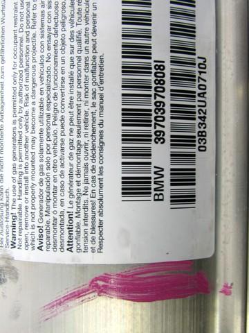 KIT AIRBAG KOMPLET OEM N. 17292 KIT AIRBAG COMPLETO ORIGINAL REZERVNI DEL BMW SERIE 5 E60 E61 (2003 - 2010) DIESEL LETNIK 2004