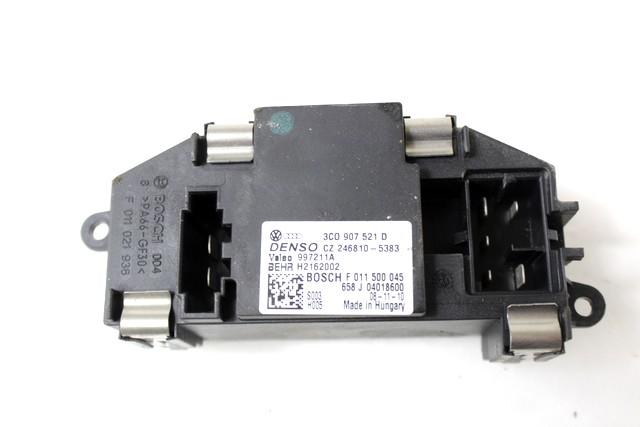 REGULATOR PREZRACEVANJA OEM N. 3C0907521D ORIGINAL REZERVNI DEL VOLKSWAGEN TOURAN 1T2 MK1 R1 (2006 - 2010)DIESEL LETNIK 2009