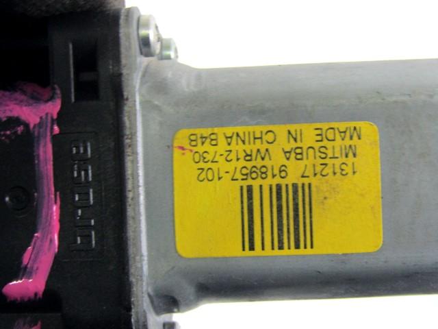 DVIZNI MEHANIZEM SPREDNIH STEKEL  OEM N. 1692241 ORIGINAL REZERVNI DEL FORD CMAX GRAND CMAX MK2 DXA-CB7 DXA-CEU (2010 - 03/2015) DIESEL LETNIK 2014