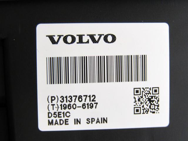 POTOVALNI RACUNALNIK OEM N. 31376712 ORIGINAL REZERVNI DEL VOLVO V90 MK2 (DAL 2016)DIESEL LETNIK 2016