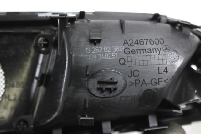 NOTRANJA KLJUKA  OEM N. A2467600161 ORIGINAL REZERVNI DEL MERCEDES CLASSE A W176 (2012 - 2018)BENZINA LETNIK 2014