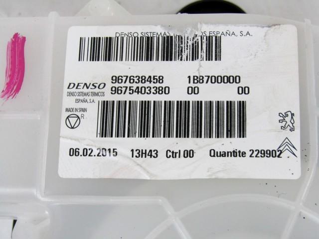 VENTILATOR  KABINE  OEM N. 9675403380 ORIGINAL REZERVNI DEL CITROEN C4 PICASSO/GRAND PICASSO MK2 (2013 - 2022) DIESEL LETNIK 2015