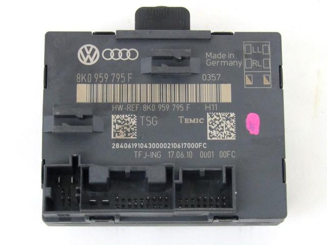 RACUNALNIK VRAT IN STEKEL OEM N. 8K0959795F ORIGINAL REZERVNI DEL AUDI Q5 8R B8 (10/2008 - 06/2012) DIESEL LETNIK 2010