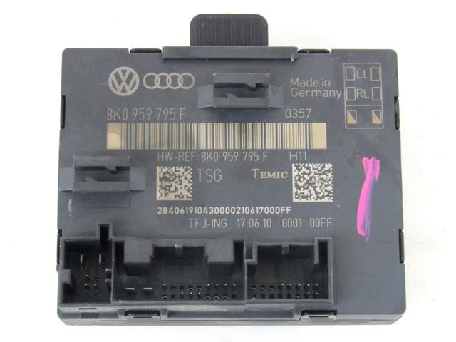 RACUNALNIK VRAT IN STEKEL OEM N. 8K0959795F ORIGINAL REZERVNI DEL AUDI Q5 8R B8 (10/2008 - 06/2012) DIESEL LETNIK 2010