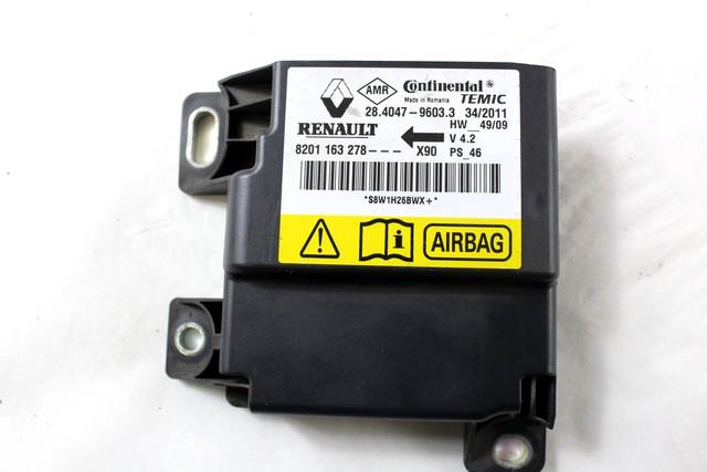 KIT AIRBAG KOMPLET OEM N. 6675 KIT AIRBAG COMPLETO ORIGINAL REZERVNI DEL DACIA SANDERO MK1 (2008 - 2012) DIESEL LETNIK 2011