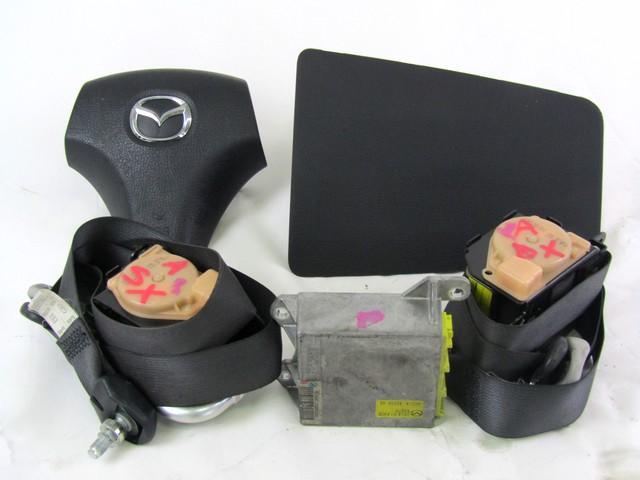 KIT AIRBAG KOMPLET OEM N. 18829 KIT AIRBAG COMPLETO ORIGINAL REZERVNI DEL MAZDA 6 GG GY (2003-2008) DIESEL LETNIK 2007