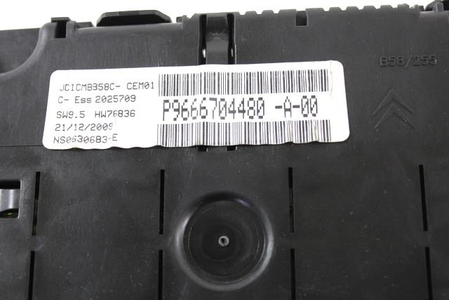 KILOMETER STEVEC OEM N. 9666704480 ORIGINAL REZERVNI DEL CITROEN C4 PICASSO/GRAND PICASSO MK1 (2006 - 08/2013) BENZINA/METANO LETNIK 2010