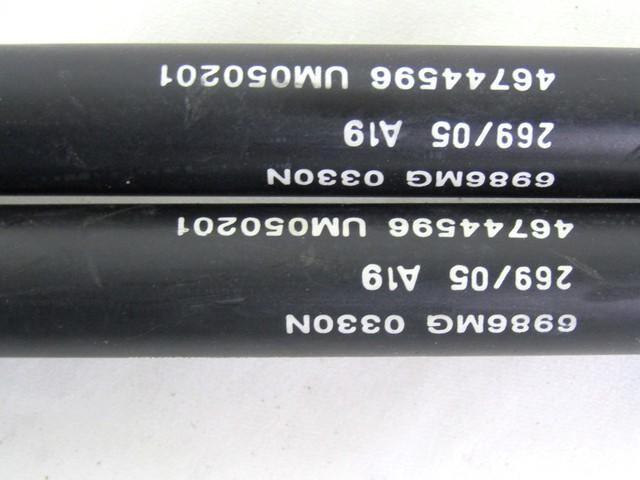 AMORTIZERJI PRTLJAZNIH VRAT  OEM N. 46744596 ORIGINAL REZERVNI DEL FIAT PUNTO 188 MK2 R (2003 - 2011) DIESEL LETNIK 2005