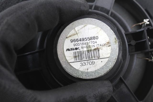 ZVOCNIKI OEM N. 9664955880 ORIGINAL REZERVNI DEL CITROEN C4 PICASSO/GRAND PICASSO MK1 (2006 - 08/2013) BENZINA/METANO LETNIK 2010