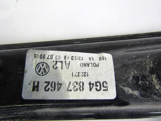 MEHANIZEM DVIGA SPREDNJIH STEKEL  OEM N. 59120 SISTEMA ALZACRISTALLO PORTA ANTERIORE ELETTR ORIGINAL REZERVNI DEL VOLKSWAGEN GOLF VII 5G1 BQ1 BE1 BE2 BA5 BV5 MK7 (2012 - 2017)DIESEL LETNIK 2015