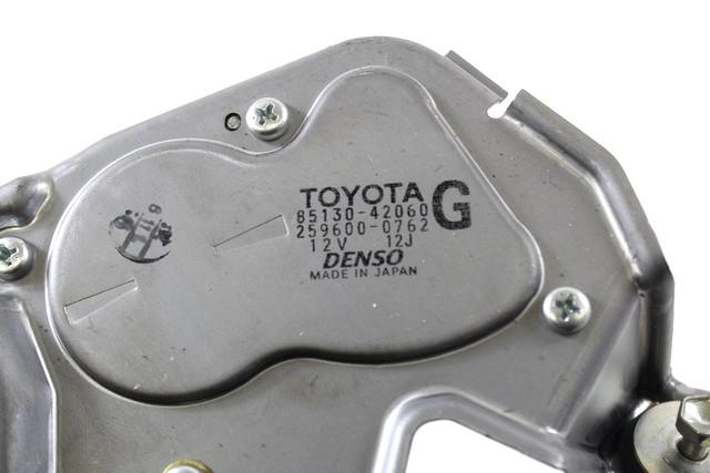 MOTORCEK ZADNJEGA BRISALCA OEM N. 85130-42060 ORIGINAL REZERVNI DEL TOYOTA RAV 4 A3 MK3 (2006 - 03/2009) BENZINA LETNIK 2008