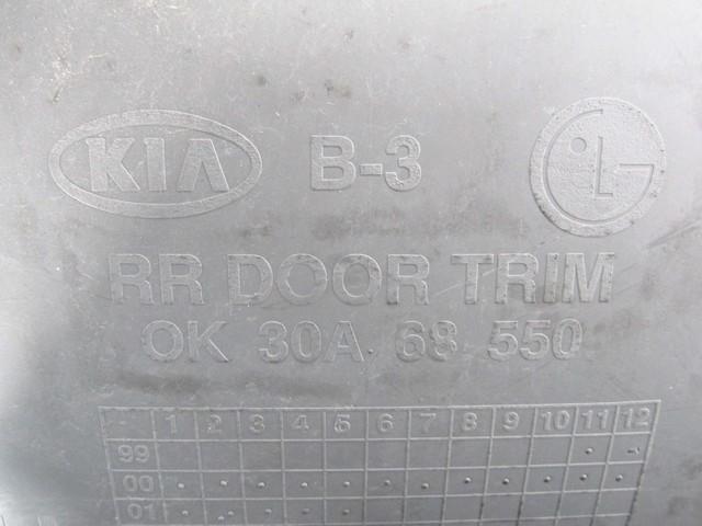 VRATNI PANEL OEM N. PNPSTKIRIODCMK1RSW5P ORIGINAL REZERVNI DEL KIA RIO MK1 DC (2000 - 2005)BENZINA LETNIK 2001