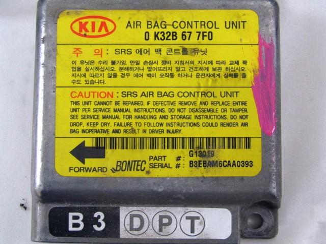 KIT AIRBAG KOMPLET OEM N. 16174 KIT AIRBAG COMPLETO ORIGINAL REZERVNI DEL KIA RIO MK1 DC (2000 - 2005)BENZINA LETNIK 2001