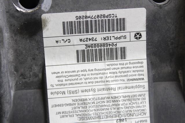 KIT AIRBAG KOMPLET OEM N. 18267 KIT AIRBAG COMPLETO ORIGINAL REZERVNI DEL CHRYSLER VOYAGER/GRAN VOYAGER RG RS MK4 (2001 - 2007) DIESEL LETNIK 2007