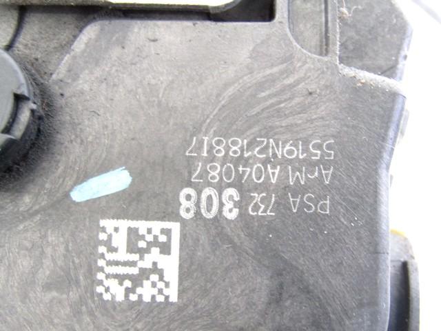 CENTRALNI ZAKLEP SPREDNJIH VRAT  OEM N. 9800624680 ORIGINAL REZERVNI DEL CITROEN C3 MK2 SC (2009 - 2016) BENZINA LETNIK 2010