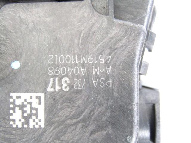 CENTRALNO ZAKLEPANJE ZADNJIH DESNIH VRAT OEM N. 9800624980 ORIGINAL REZERVNI DEL CITROEN C3 MK2 SC (2009 - 2016) BENZINA LETNIK 2010