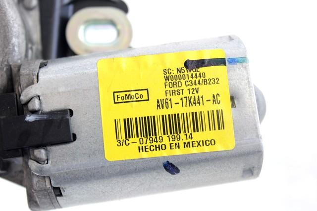 MOTORCEK ZADNJEGA BRISALCA OEM N. AV61-17K441-AC ORIGINAL REZERVNI DEL FORD CMAX GRAND CMAX MK2 DXA-CB7 DXA-CEU (2010 - 03/2015) DIESEL LETNIK 2015