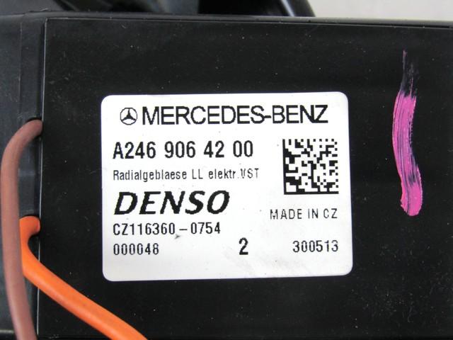 VENTILATOR  KABINE  OEM N. A2469064200 ORIGINAL REZERVNI DEL MERCEDES CLASSE B W246 (2011 - 2018)DIESEL LETNIK 2013