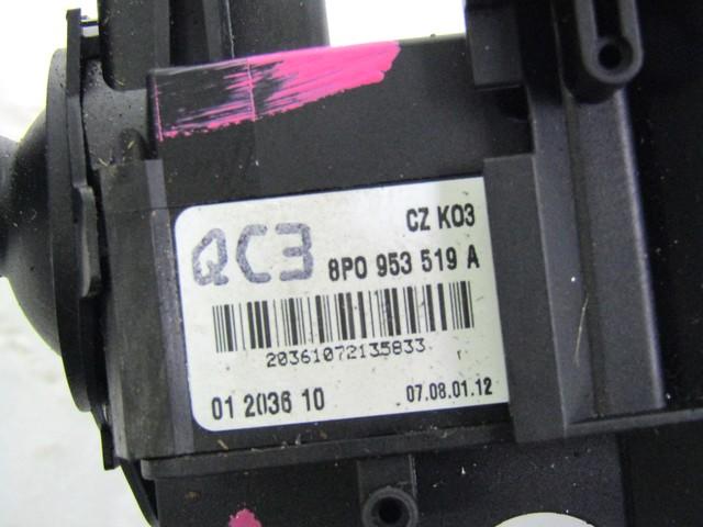 KRMILO SMERNIKI OEM N. 8P0953519A ORIGINAL REZERVNI DEL AUDI A3 MK2 8P 8PA 8P1 (2003 - 2008)DIESEL LETNIK 2008